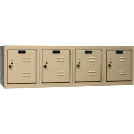 Hallowell® 1-Tier 4 Door Premium Wall Mount Locker 48