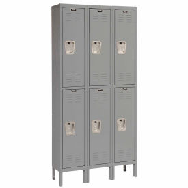 Hallowell® 2-Tier 6 Door Premium Locker 36