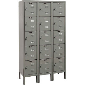 Hallowell® 5-Tier 15 Door Premium Locker 36