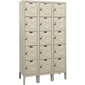 Hallowell® 5-Tier 15 Door Premium Locker 36