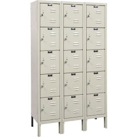 Hallowell® 5-Tier 15 Door Premium Locker 36