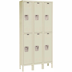 Hallowell® 2-Tier 6 Door Premium Locker 36