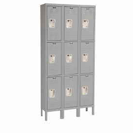 Hallowell® 3-Tier 9 Door Premium Locker 36