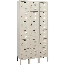 Hallowell® 6-Tier 18 Door Premium Locker 36