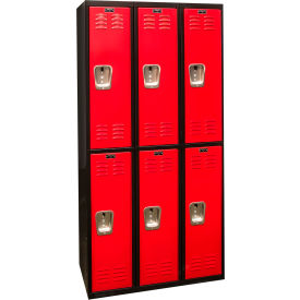Hallowell® 2-Tier 6 Door Tie Locker 36