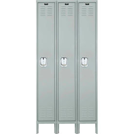 Hallowell® 1-Tier 3 Door Premium Locker 36