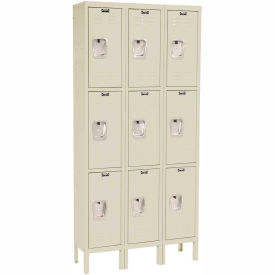 Hallowell® 3-Tier 9 Door Premium Locker 36