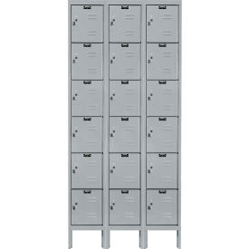 Hallowell® 6-Tier 18 Door Premium Locker 36