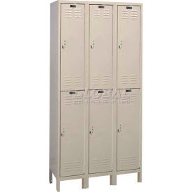 Hallowell® ValueMax 2-Tier 6 Door Locker 36