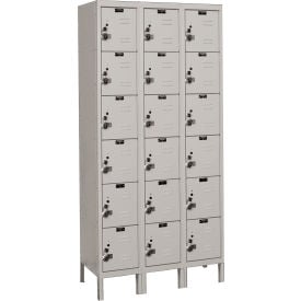 Hallowell® Ready-Built 6-Tier 18 Door Locker 36