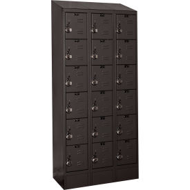 Hallowell® Ready-Built II 6-Tier 18 Door Locker 36