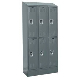 Hallowell® Ready-Built II 2-Tier 6 Door Locker 36