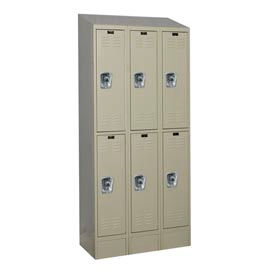 Hallowell® Ready-Built II 2-Tier 6 Door Locker 36