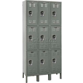 Hallowell® Ready-Built 3-Tier 9 Door Locker 36