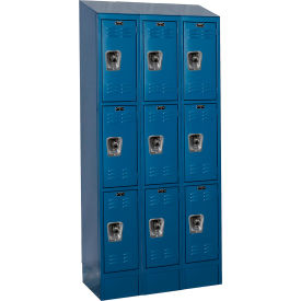 Hallowell® ReadyBuilt II Locker 3-Tier 36