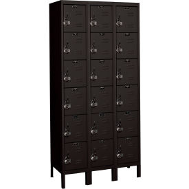 Hallowell® Ready-Built 6-Tier 18 Door Locker 36