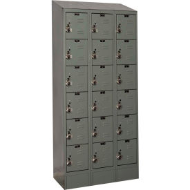 Hallowell® Ready-Built II 6-Tier 18 Door Locker 36