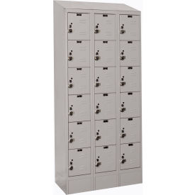 Hallowell® Ready-Built II 6-Tier 18 Door Locker 36