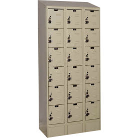 Hallowell® Ready-Built II 6-Tier 18 Door Locker 36