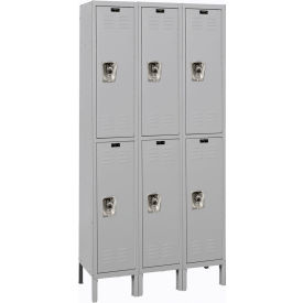 Hallowell® Ready-Built 2-Tier 6 Door Locker 36
