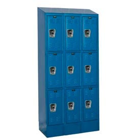 Hallowell® Ready-Built II 3-Tier 9 Door Locker 36