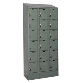 Hallowell® Ready-Built II 6-Tier 18 Door Locker 36