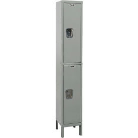 Hallowell® 2-Tier 2 Door Maintenance-Free Quiet Locker 18