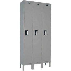Hallowell® 1-Tier 3 Door Maintenance-Free Quiet Locker 36