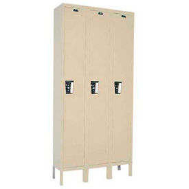 Hallowell® 1-Tier 3 Door Maintenance-Free Quiet Locker 36