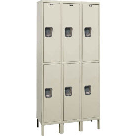Hallowell® 2-Tier 6 Door Maintenance-Free Quiet Locker 45