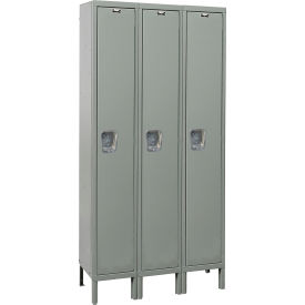Hallowell® 1-Tier 3 Door Maintenance-Free Quiet Locker 54