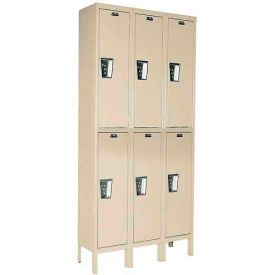 Hallowell® 2-Tier 6 Door Maintenance-Free Quiet Locker 54