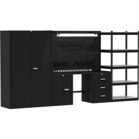 Hallowell® Fort Knox™ Mixed Storage Modular Workbench System 168