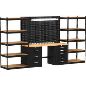 Hallowell® Fort Knox™ Open Storage Modular Workbench System 168