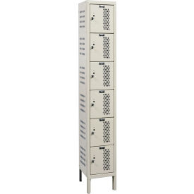 Hallowell® 6-Tier 6 Door HD Ventilated Locker 12