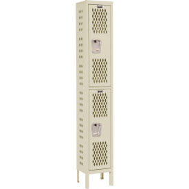 Hallowell® 2-Tier 2 Door Heavy Duty Ventilated Locker 12