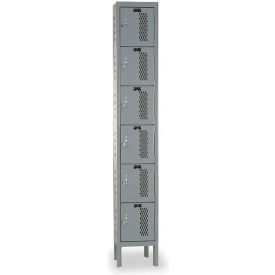 Hallowell® 6-Tier 6 Door Heavy Duty Ventilated Locker 12