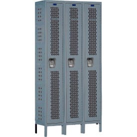 Hallowell® 1-Tier 3 Door Heavy Duty Ventilated Locker 45