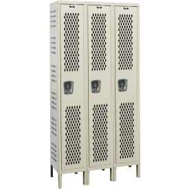 Hallowell® 1-Tier 3 Door HD Ventilated Locker 45