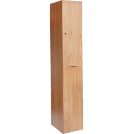 Hallowell® 2-Tier All-Wood Club Locker 15
