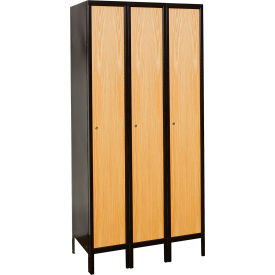 Hallowell® 1-Tier Metal-Wood Hybrid Locker 36
