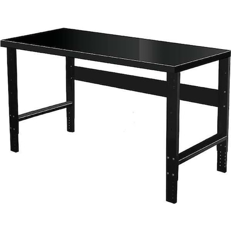 Bolted Heavy-Duty Adjustable Leg Work Benches, Steel, 60