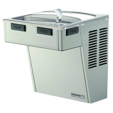 On-Wall Single Drinking Fountain, 1 Level, 18 5/8 in D, 20 7/16 in H, 18 1/4 in W MPN:HAC8SS-NF