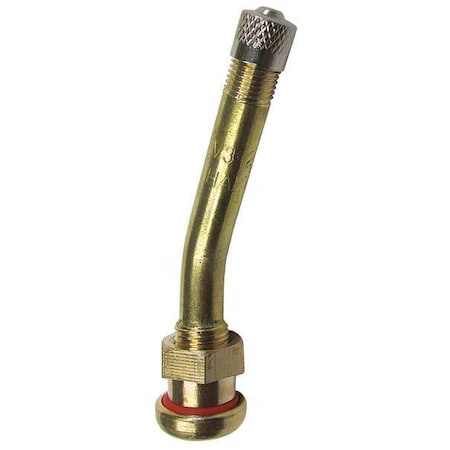 Tire Valve, Stdrd Bore, 2-3/4in, Brass, PK10 MPN:70 MS-27