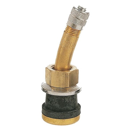 Tire Valve, Stdrd Bore, 2in, Brass, PK10 MPN:N-1147A