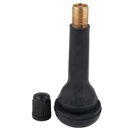 Snap-In Tire Valve, 2 In, PK25 MPN:TV-425-25