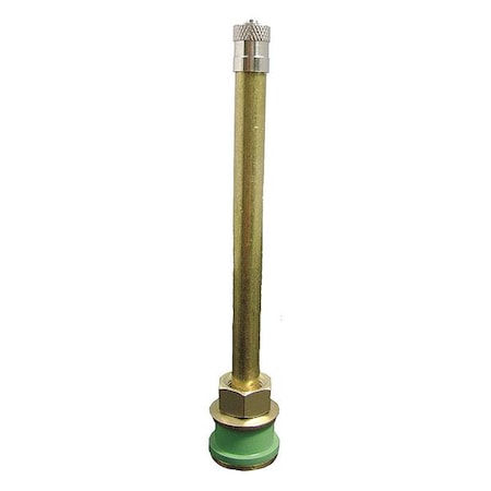 Tire Valve, Stdrd Bore, 3-3/4in, Brass, PK10 MPN:TV-572-HT