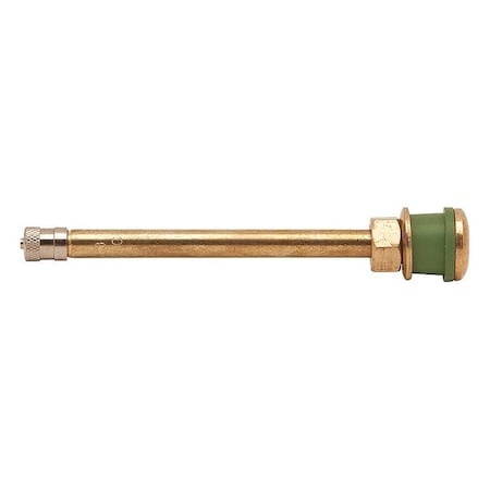 Tire Valve, Stdrd Bore, 4-3/8in, Brass, PK10 MPN:TV-573-HT