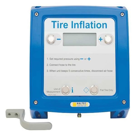 Tire Inflator, 1/4-18 NPT, Blue MPN:89XDA