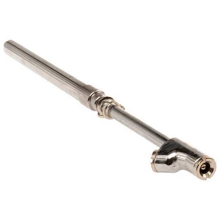 Dual Foot Tire Pressure Gauge, Pencil, 2 psi Pressure Increments, Metal MPN:GA-155S-RCL